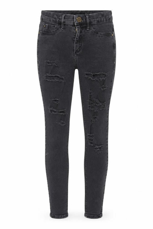 River Island Womens Grey  Denim Skinny Jeans Size 6 L26 in