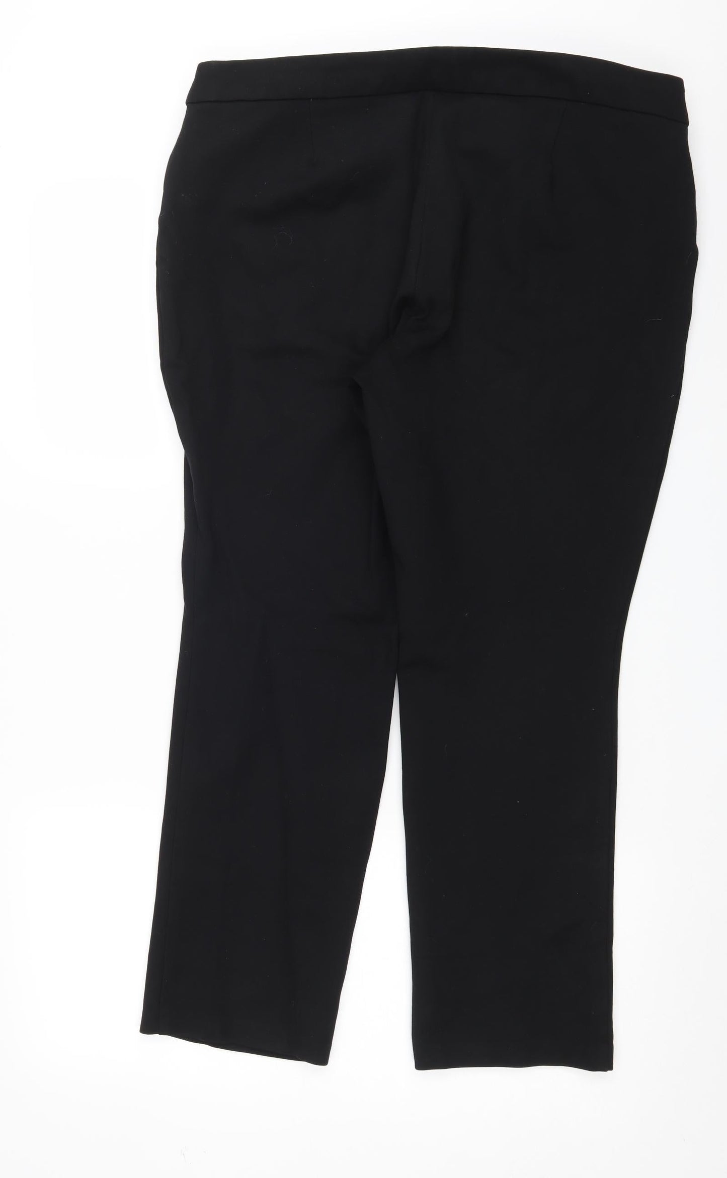 Marks and Spencer Womens Black   Trousers  Size 16 L27 in