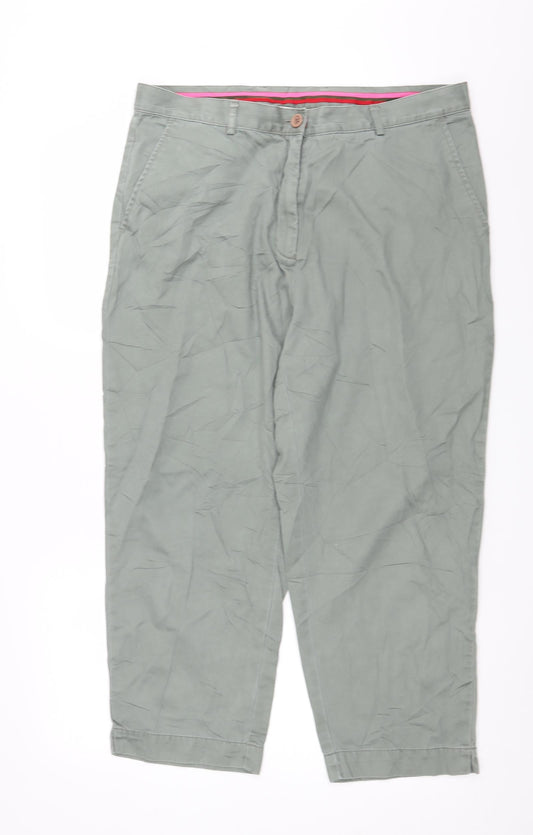 Dorothy Perkins Womens Green   Trousers  Size 16 L25 in