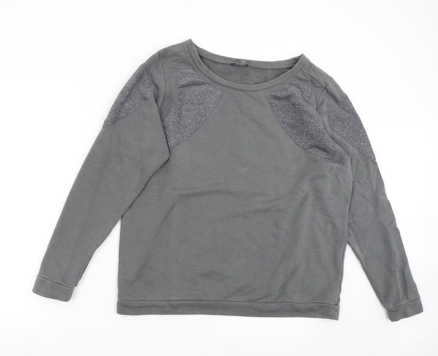 M&S Womens Grey   Pullover Sweatshirt Size 10