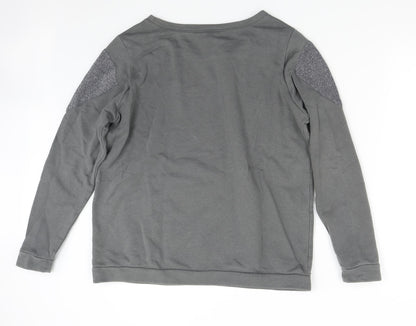 Marks & Spencer Womens Grey   Pullover Sweatshirt Size 10