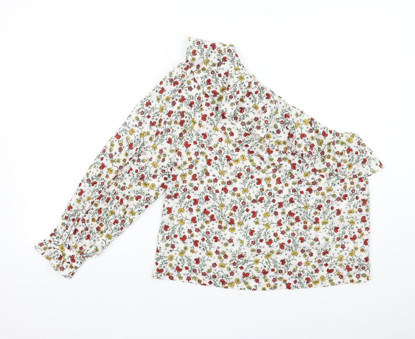 New Look Womens Multicoloured Floral  Basic Blouse Size 12