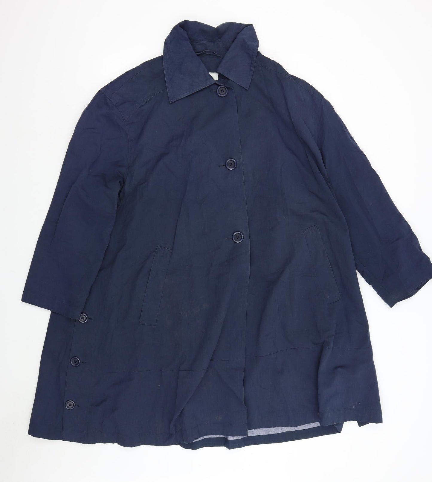 Gil Bret Womens Blue   Overcoat Coat Size 14