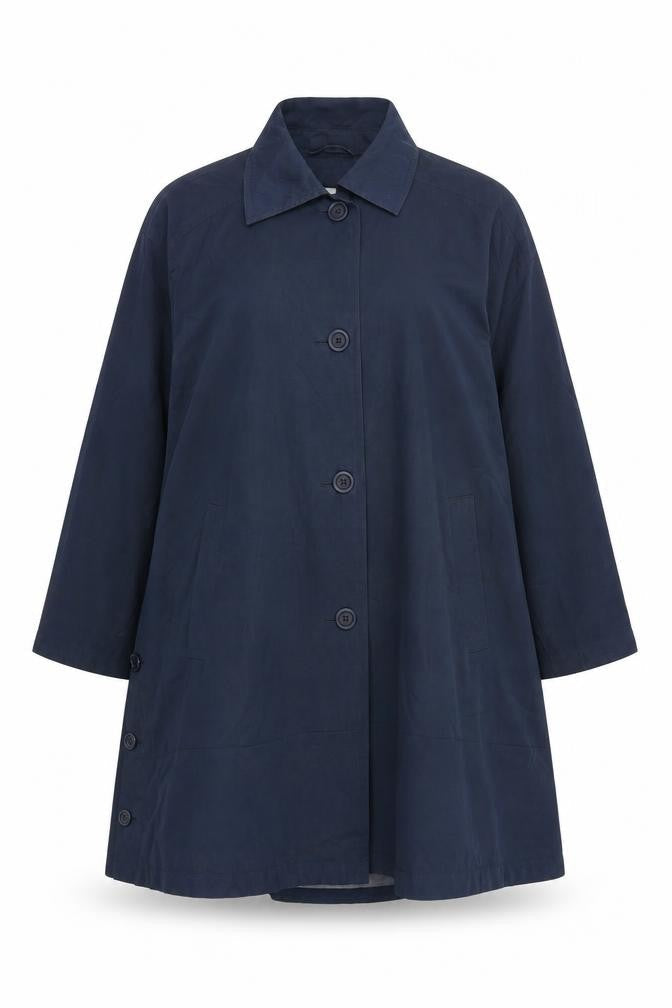 Gil Bret Womens Blue   Overcoat Coat Size 14