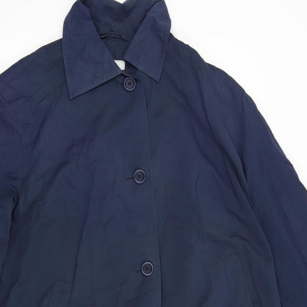 Gil Bret Womens Blue   Overcoat Coat Size 14