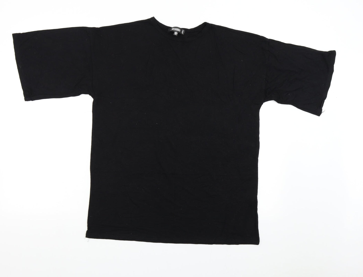 Missguided Womens Black   Basic T-Shirt Size 8