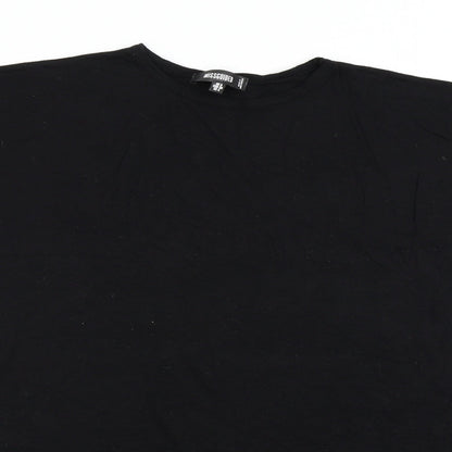 Missguided Womens Black   Basic T-Shirt Size 8