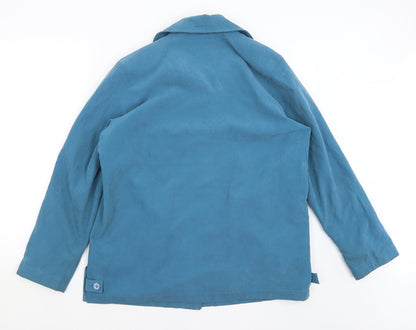 Danni Mac Womens Blue   Jacket  Size M