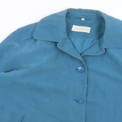 Danni Mac Womens Blue   Jacket  Size M