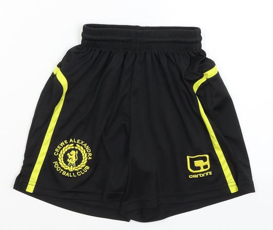 Carbrini Boys Black   Bermuda Shorts Size 7-8 Years