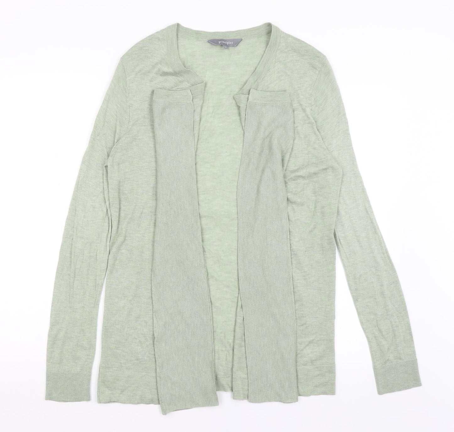 Principles Womens Green   Shrug Jumper Size 14