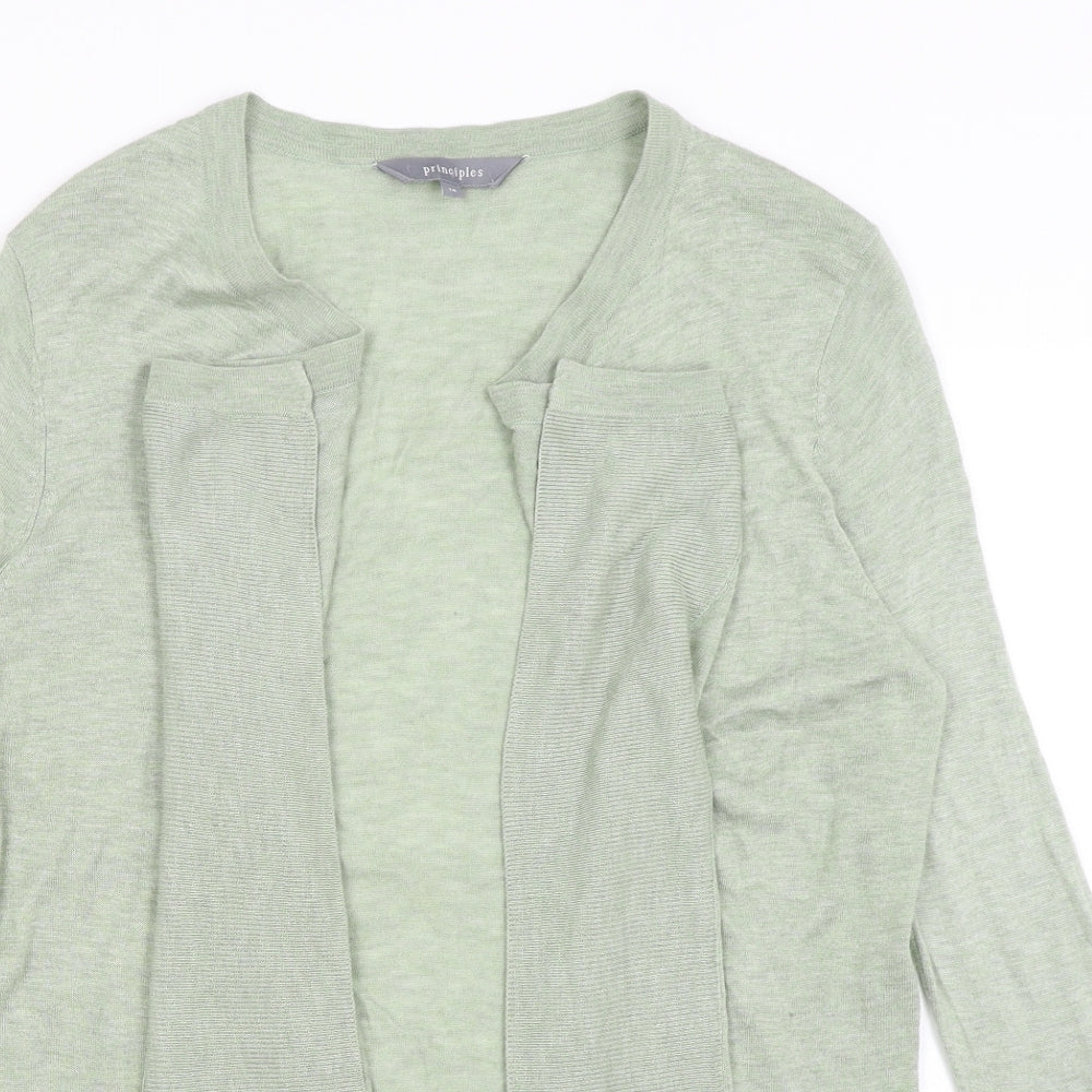 Principles Womens Green   Shrug Jumper Size 14