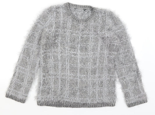 Bonmarche Womens Grey   Pullover Jumper Size 10