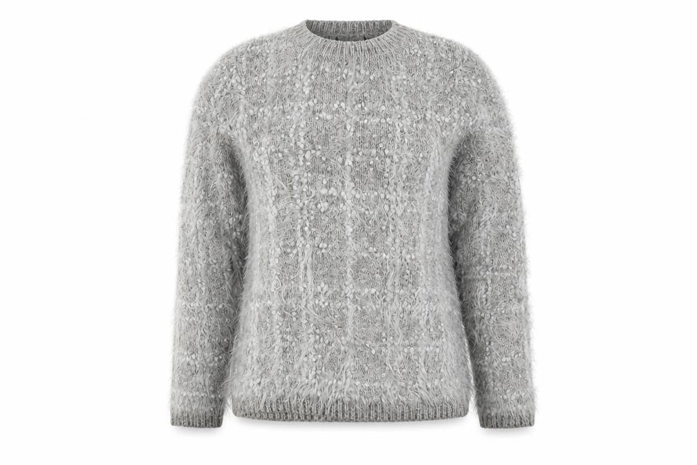 Bonmarché Womens Grey Pullover Jumper Size 10