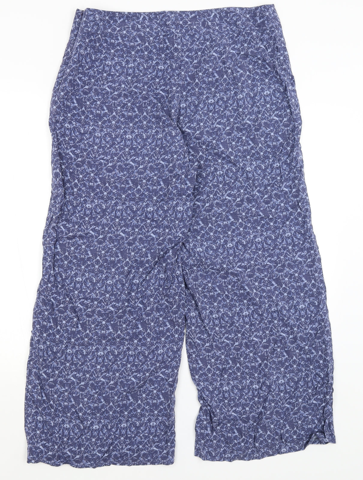 M&S Womens Blue   Trousers  Size 14 L26 in