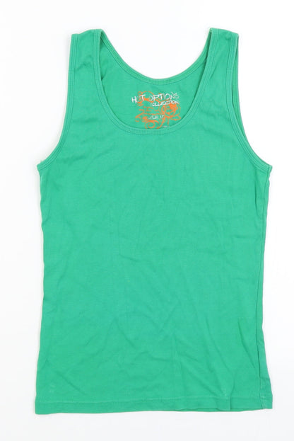 Preloved Hot Options Womens Green   Basic Tank Size 12 - Front