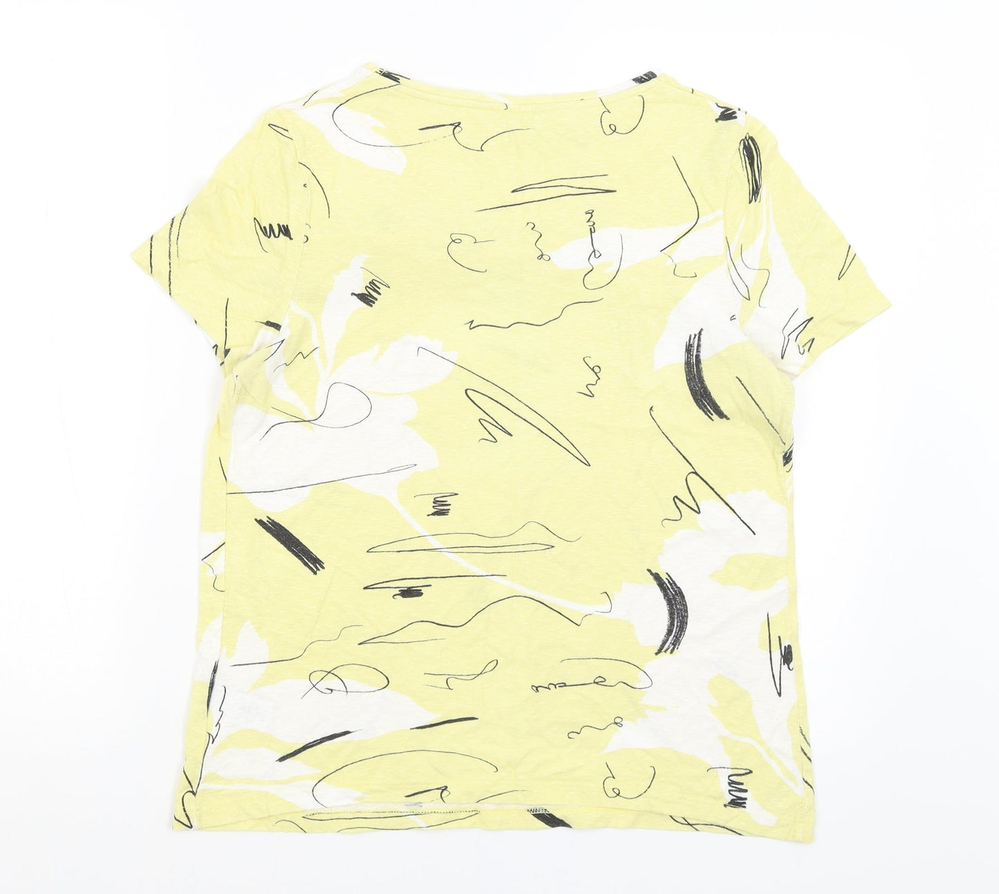 NEXT Womens Yellow   Basic T-Shirt Size 10