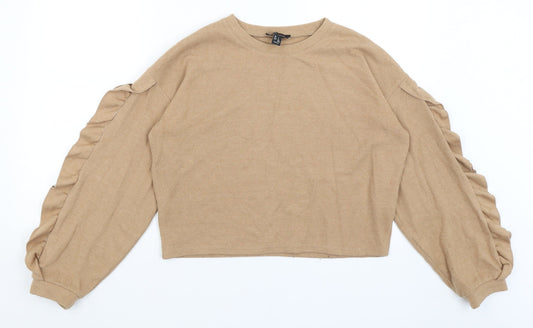 New Look Womens Brown   Pullover Jumper Size S