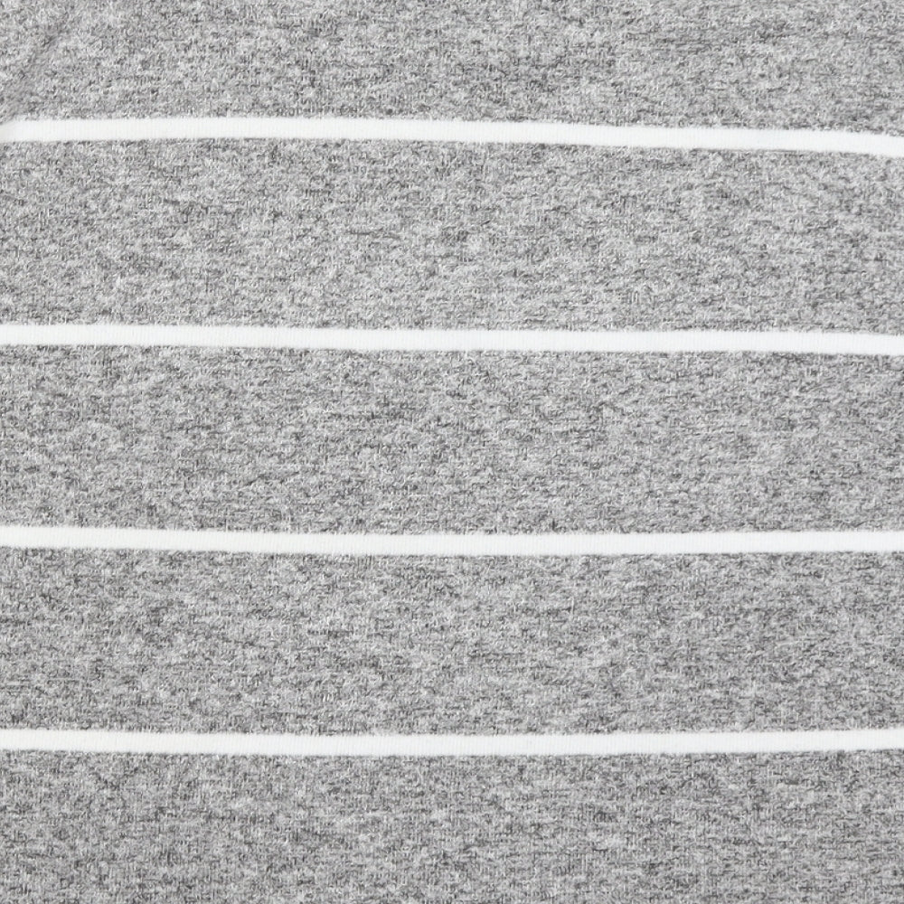 TU Womens Grey Striped  Pullover Jumper Size 12