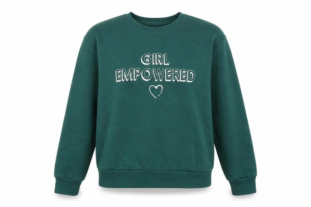 Primark Womens Green   Pullover Jumper Size M  - Girl Empowered