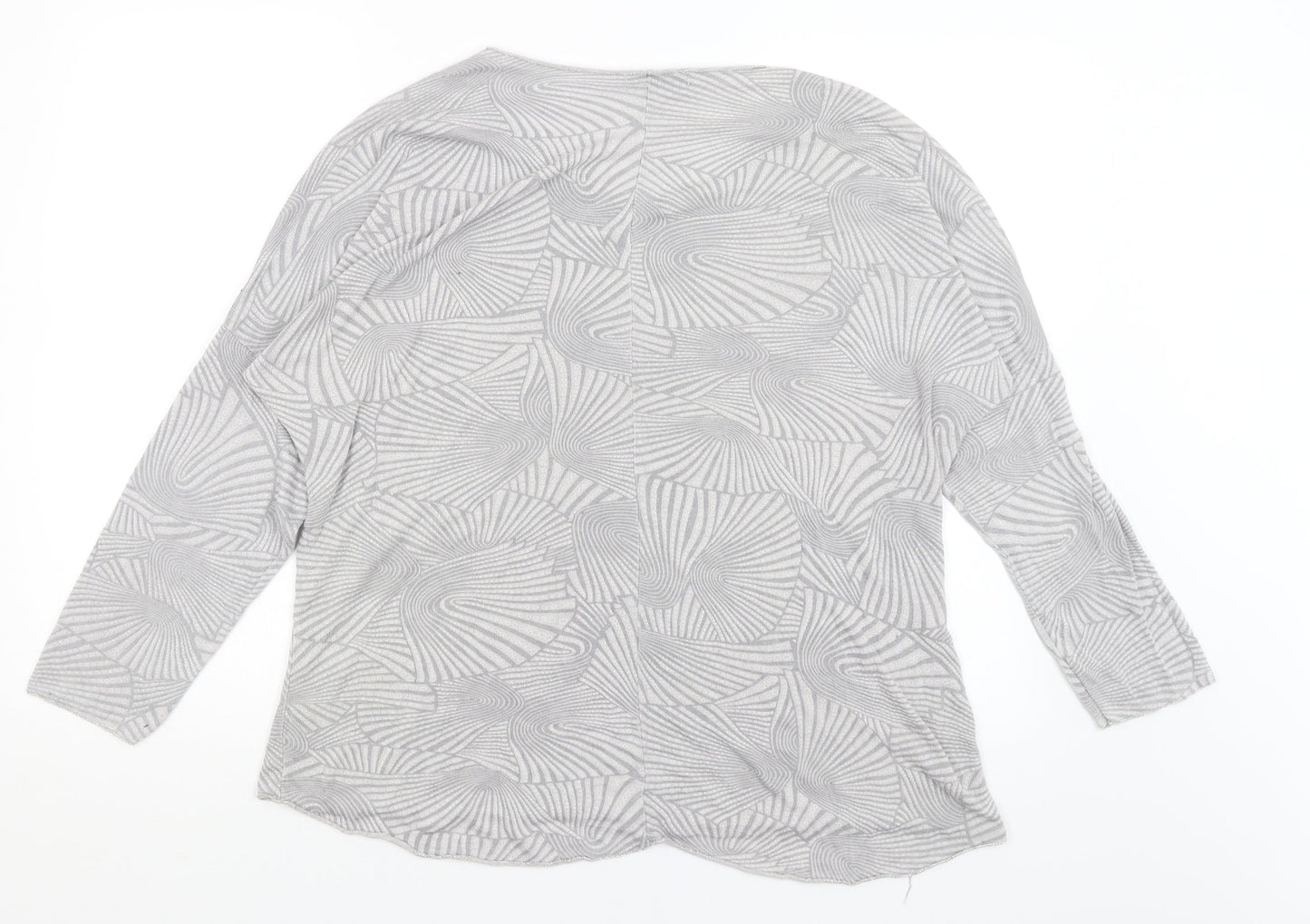 LV Clothing Womens Grey   Basic T-Shirt Size XL