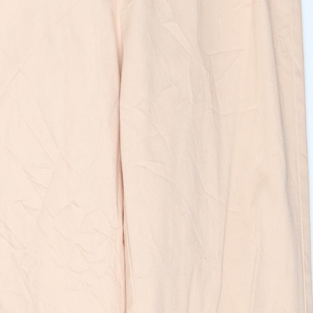 H&M Womens Pink   Capri Trousers Size 38 L26.5 in
