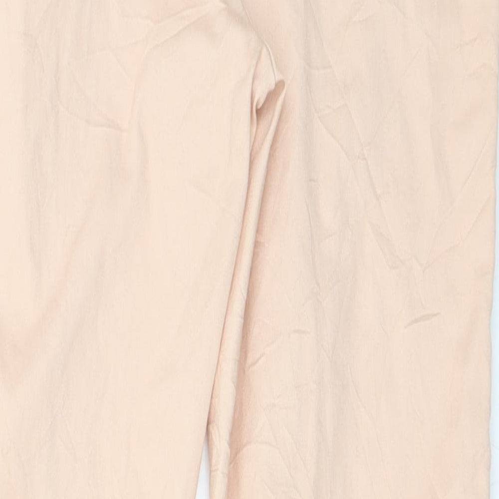 H&M Womens Pink   Capri Trousers Size 38 L26.5 in