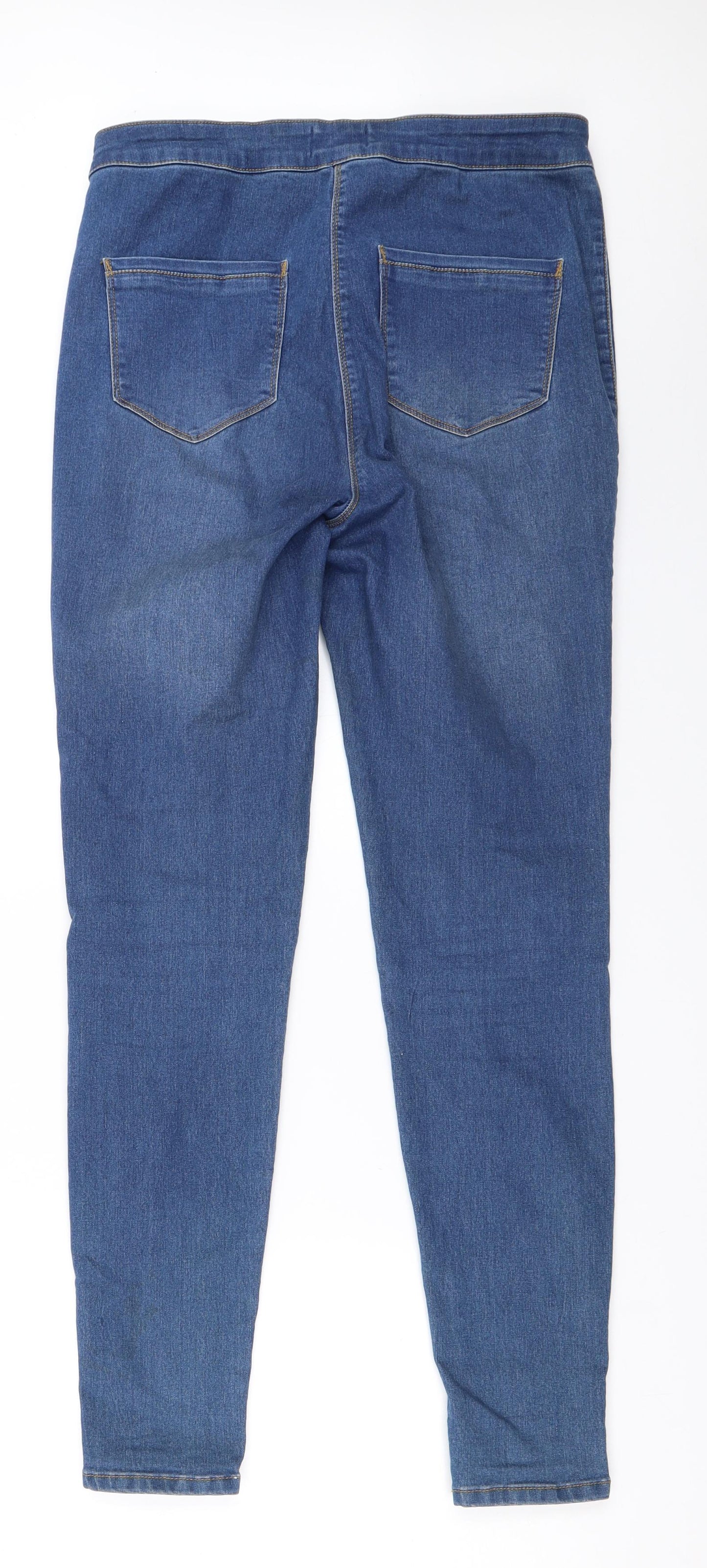 Matalan Womens Blue   Skinny Jeans Size 14 L30.5 in