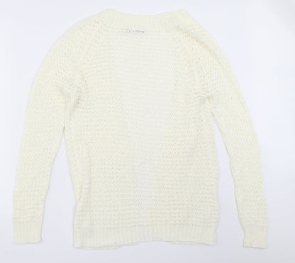 Select Womens Ivory   Cardigan Jumper Size 12