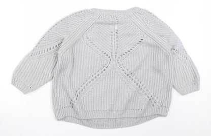 Next Womens Grey   Pullover Jumper Size 14