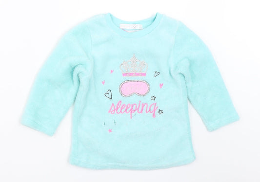 Sweet Dreams Girls Blue Solid  Top Pyjama Top Size 2-3 Years