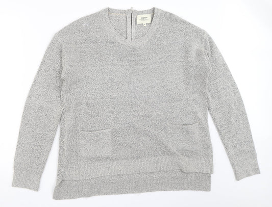 Papaya Womens Grey   Pullover Jumper Size M