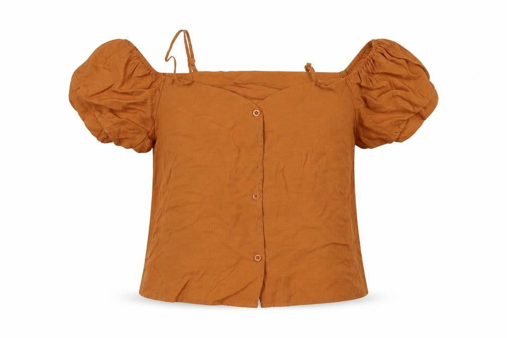 SheIn Womens Brown   Basic Blouse Size L