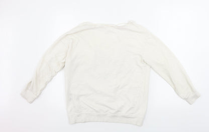 Disney Womens White   Pullover Jumper Size 10  - disney