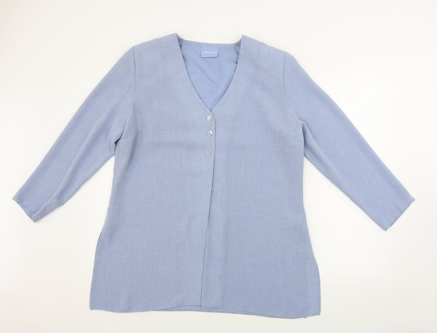 AWARD Womens Blue   Jacket Blazer Size 16