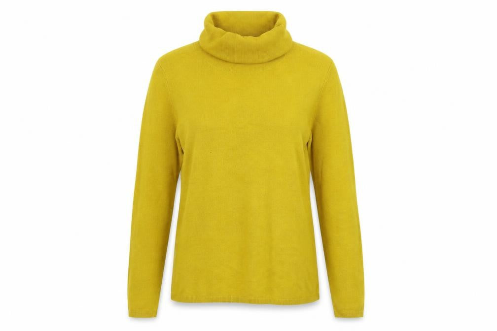Bonmarché Womens Yellow Pullover Jumper Size S