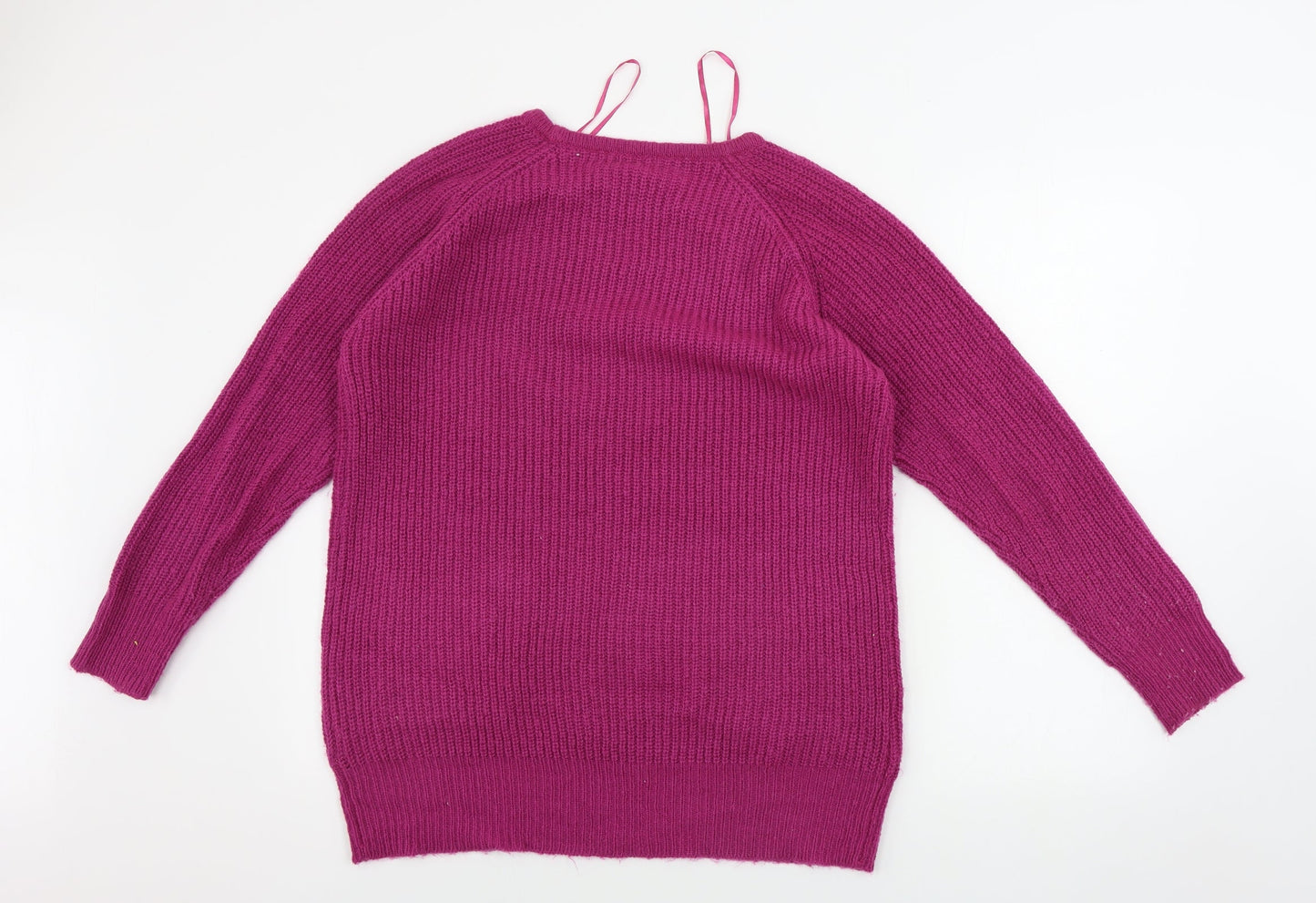 TEXT  Womens Purple   Pullover Jumper Size L