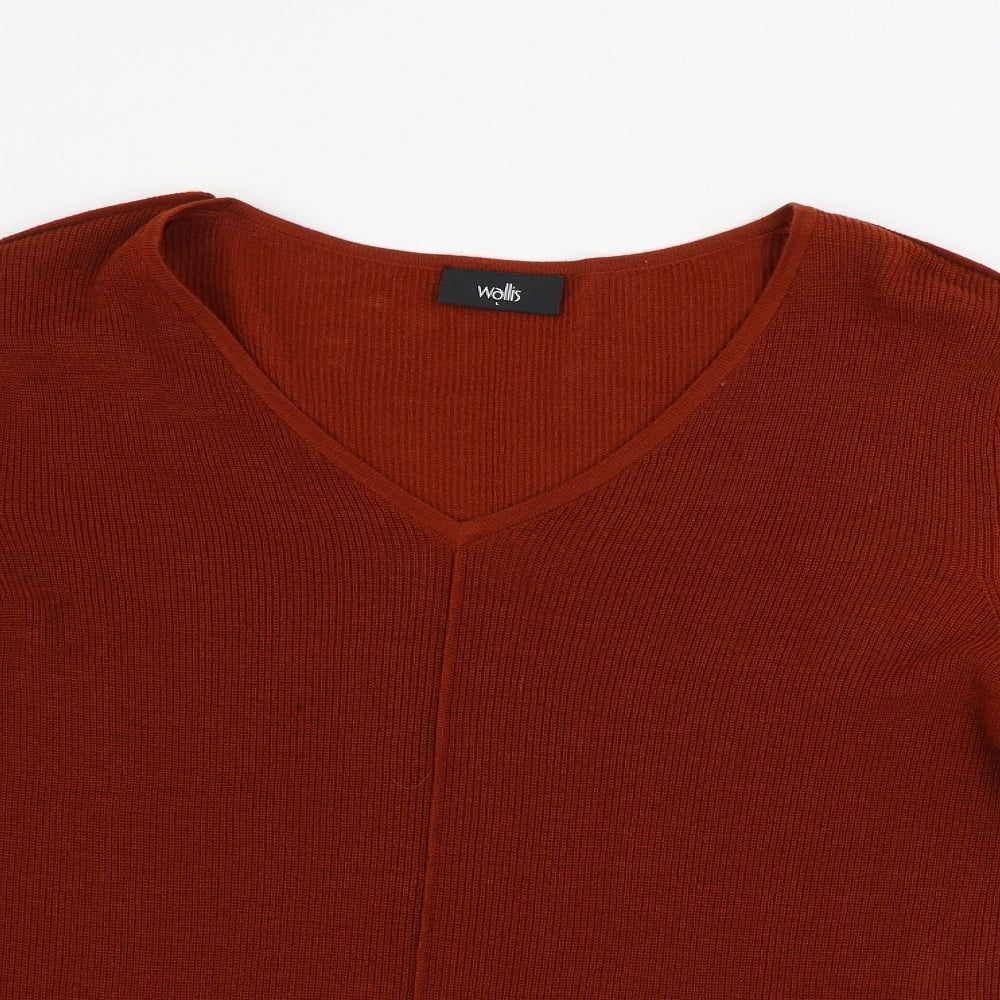 Wallis Womens Brown   Pullover Jumper Size L