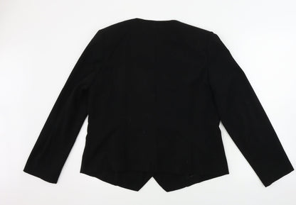 Nightingales  Womens Black   Jacket Blazer Size 16