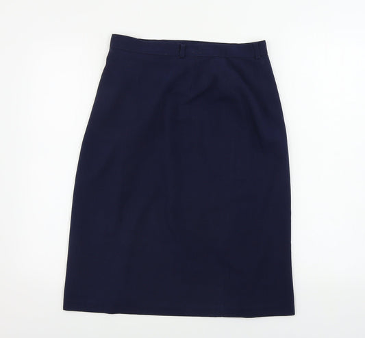 paul  Womens Blue   A-Line Skirt Size 14
