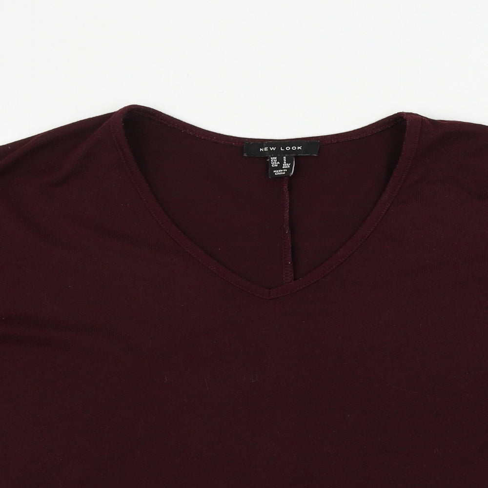 New Look  Womens Purple   Basic T-Shirt Size S