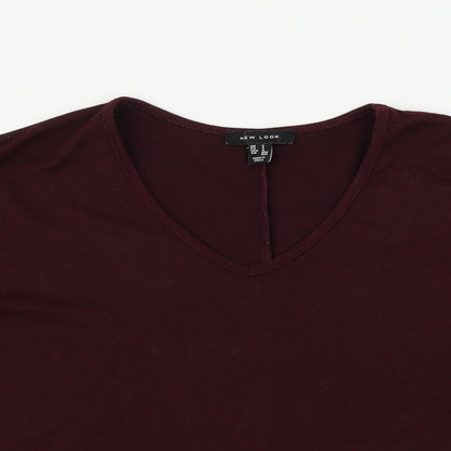 New Look  Womens Purple   Basic T-Shirt Size S