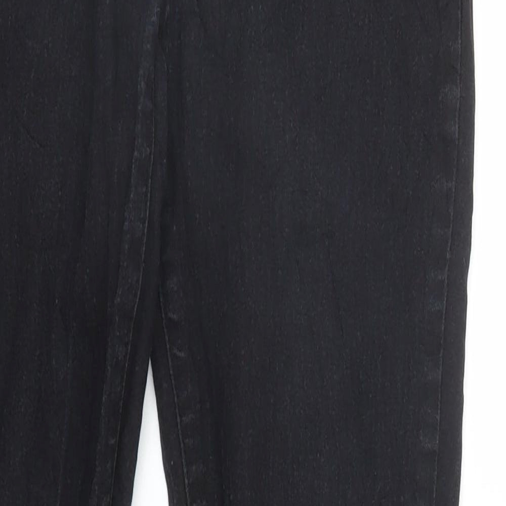 Primark Womens Black  Denim Skinny Jeans Size 10 L27 in