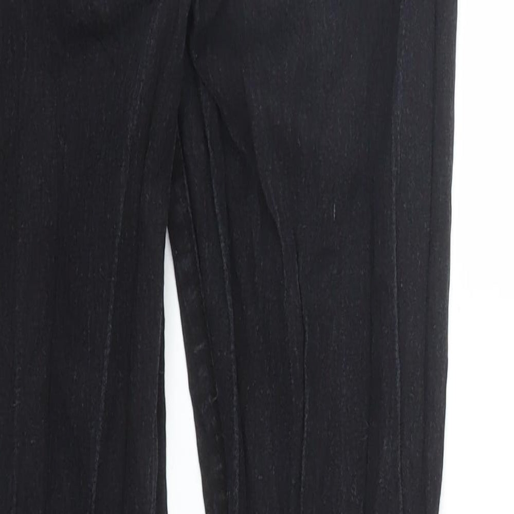 Primark Womens Black  Denim Skinny Jeans Size 10 L27 in