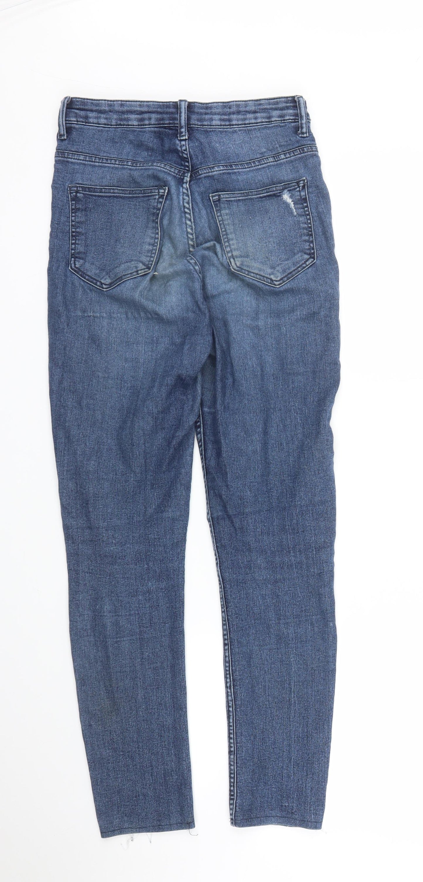 H&M Womens Blue  Denim Skinny Jeans Size 6 L27 in