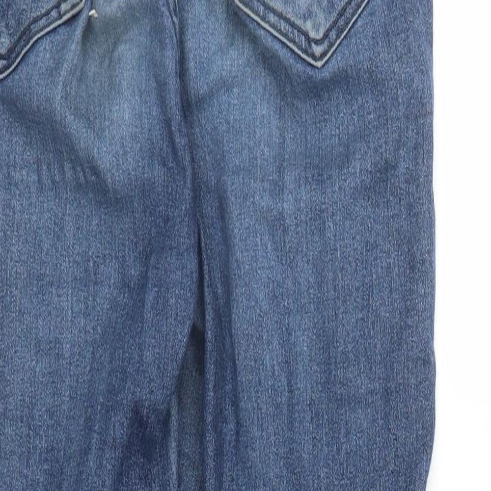 H&M Womens Blue  Denim Skinny Jeans Size 6 L27 in