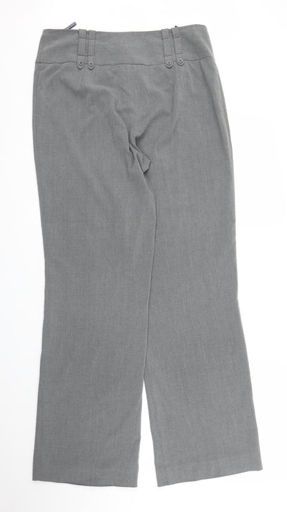 Epilogue Womens Grey  Rayon Trousers  Size 12 L31 in