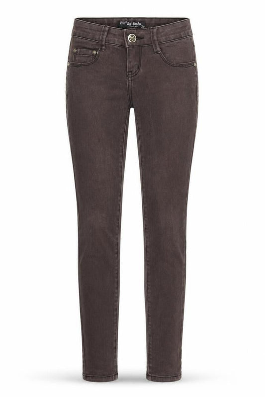By Sasha Womens Brown  Denim Skinny Jeans Size XS L30 in