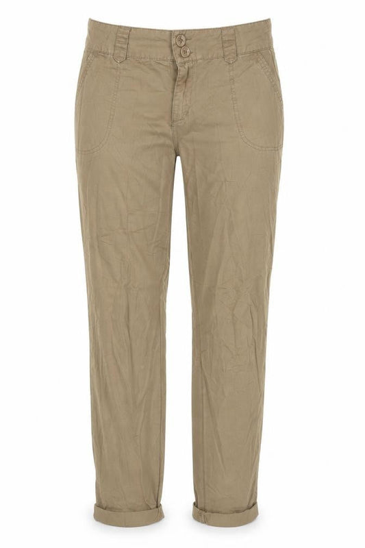 Vera Moda Womens Beige   Chino Trousers Size M L29 in