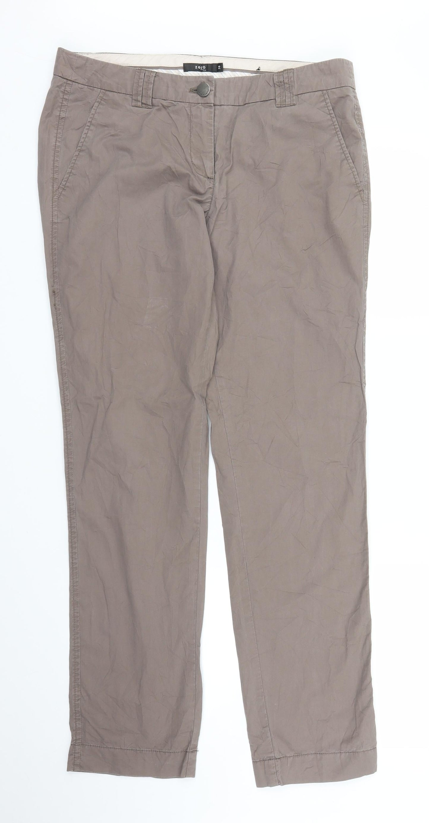 Zero Womens Brown   Carpenter Trousers Size 10 L30 in